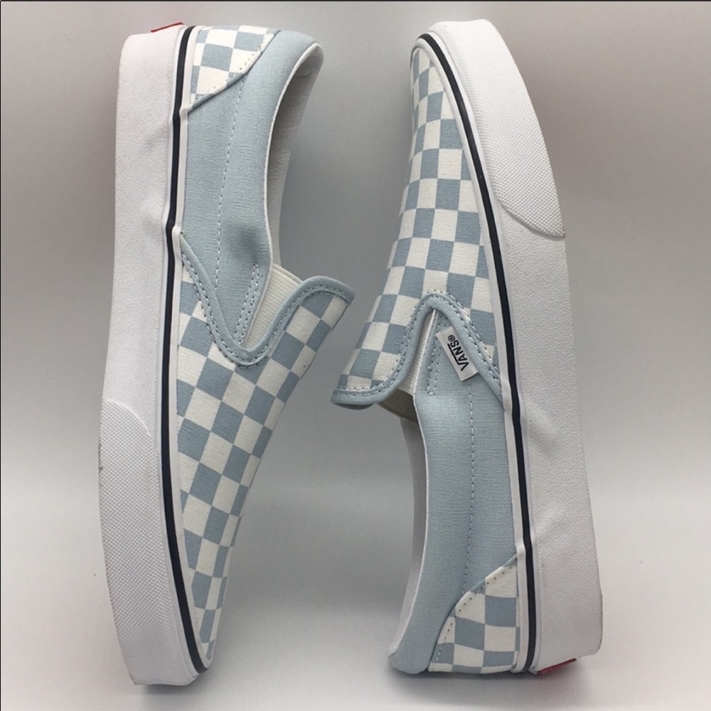 • VANS CLASSIC SLIP-ON Checkerboard Baby Blue WMNS - Picture 14 of 16